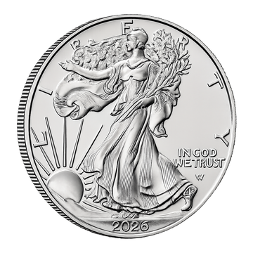 2026 1 oz Silver American Eagle $1 Coin BU