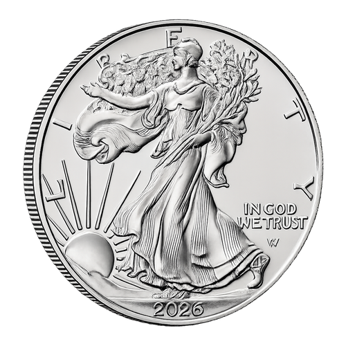 2026 1 oz Silver American Eagle $1 Coin BU