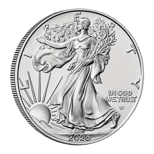 2026 1 oz Silver American Eagle $1 Coin BU