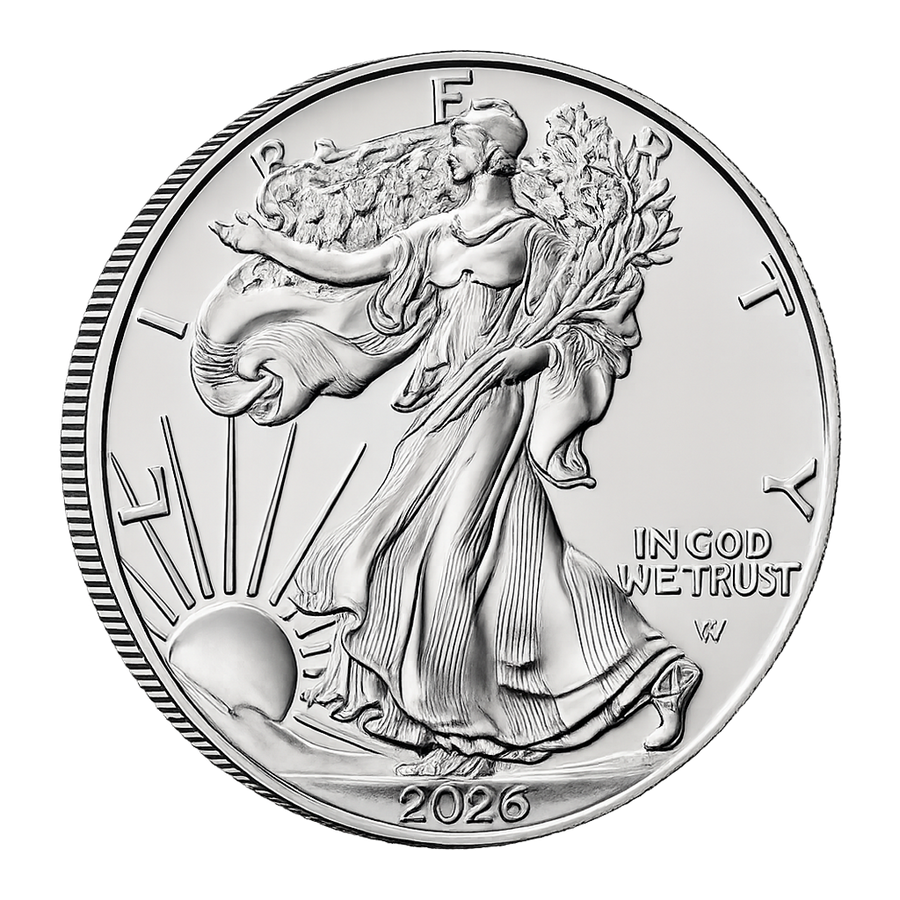 2026 1 oz Silver American Eagle $1 Coin BU