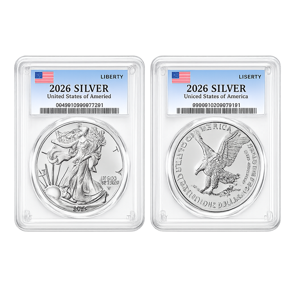 2026 1 oz Silver American Eagle $1 Coin BU