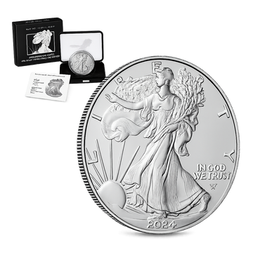 2024 1 oz Silver American Eagle $1 Coin BU