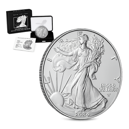 2024 1 oz Silver American Eagle $1 Coin BU