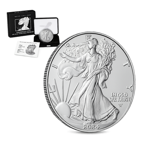 2024 1 oz Silver American Eagle $1 Coin BU