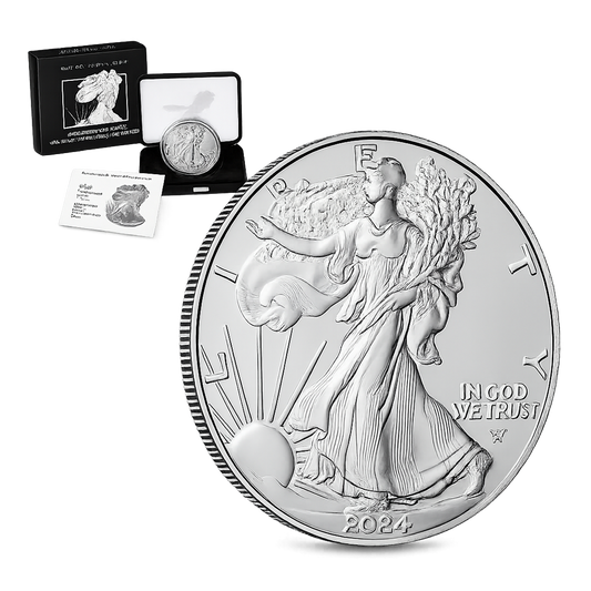 2024 1 oz Silver American Eagle $1 Coin BU