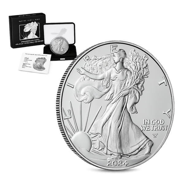 2024 1 oz Silver American Eagle $1 Coin BU