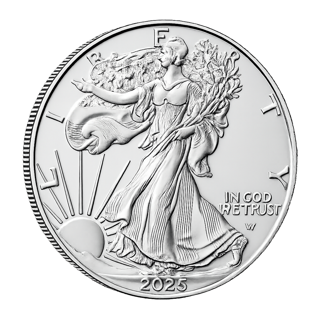 2025 1 oz Silver American Eagle $1 Coin BU