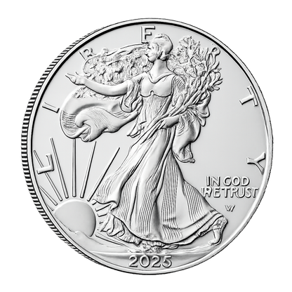 2025 1 oz Silver American Eagle $1 Coin BU