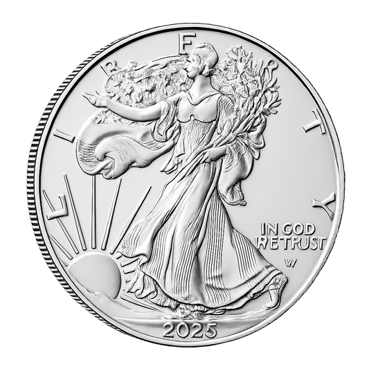 2025 1 oz Silver American Eagle $1 Coin BU