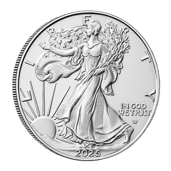 2025 1 oz Silver American Eagle $1 Coin BU