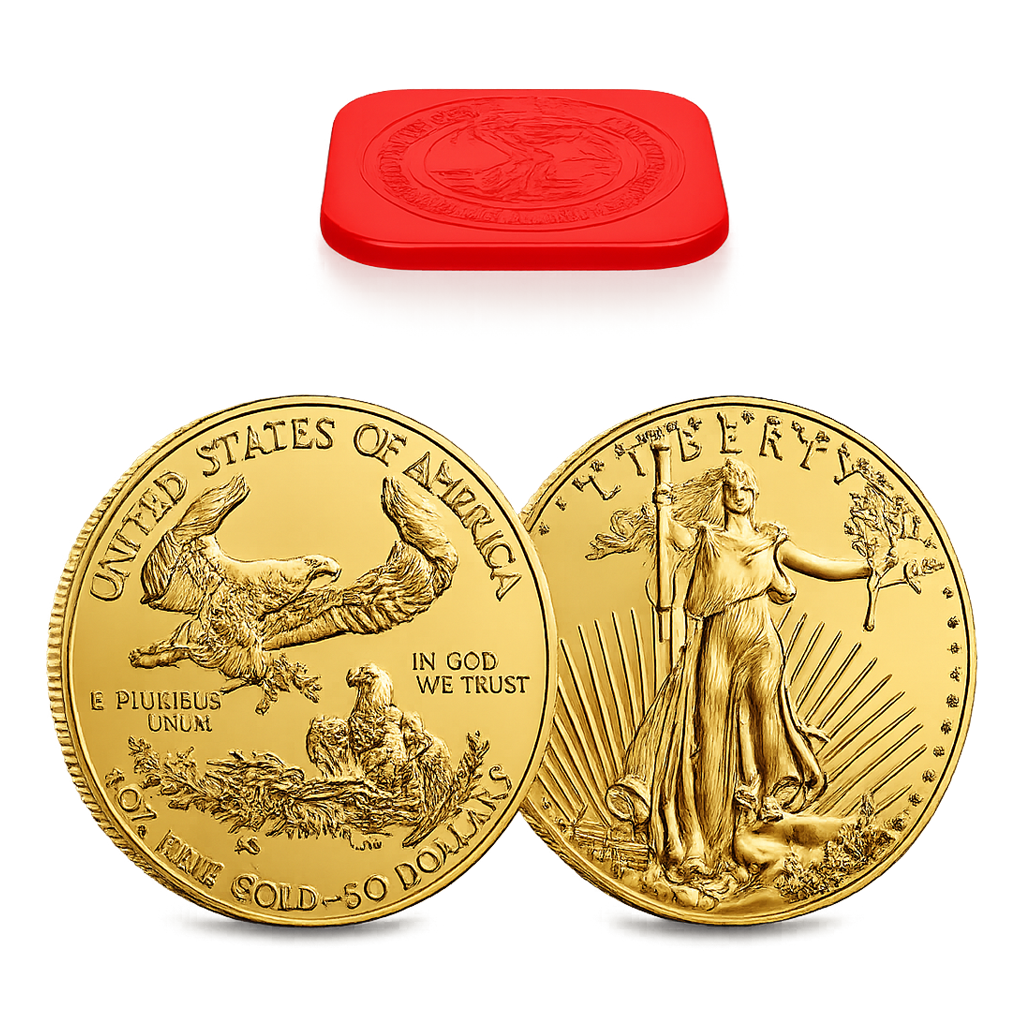 1 oz Gold American Eagle $50 Coin BU (Random Year)