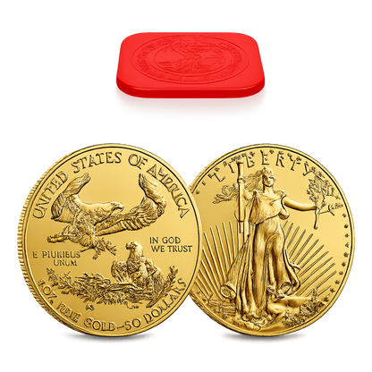 1 oz Gold American Eagle $50 Coin BU (Random Year)