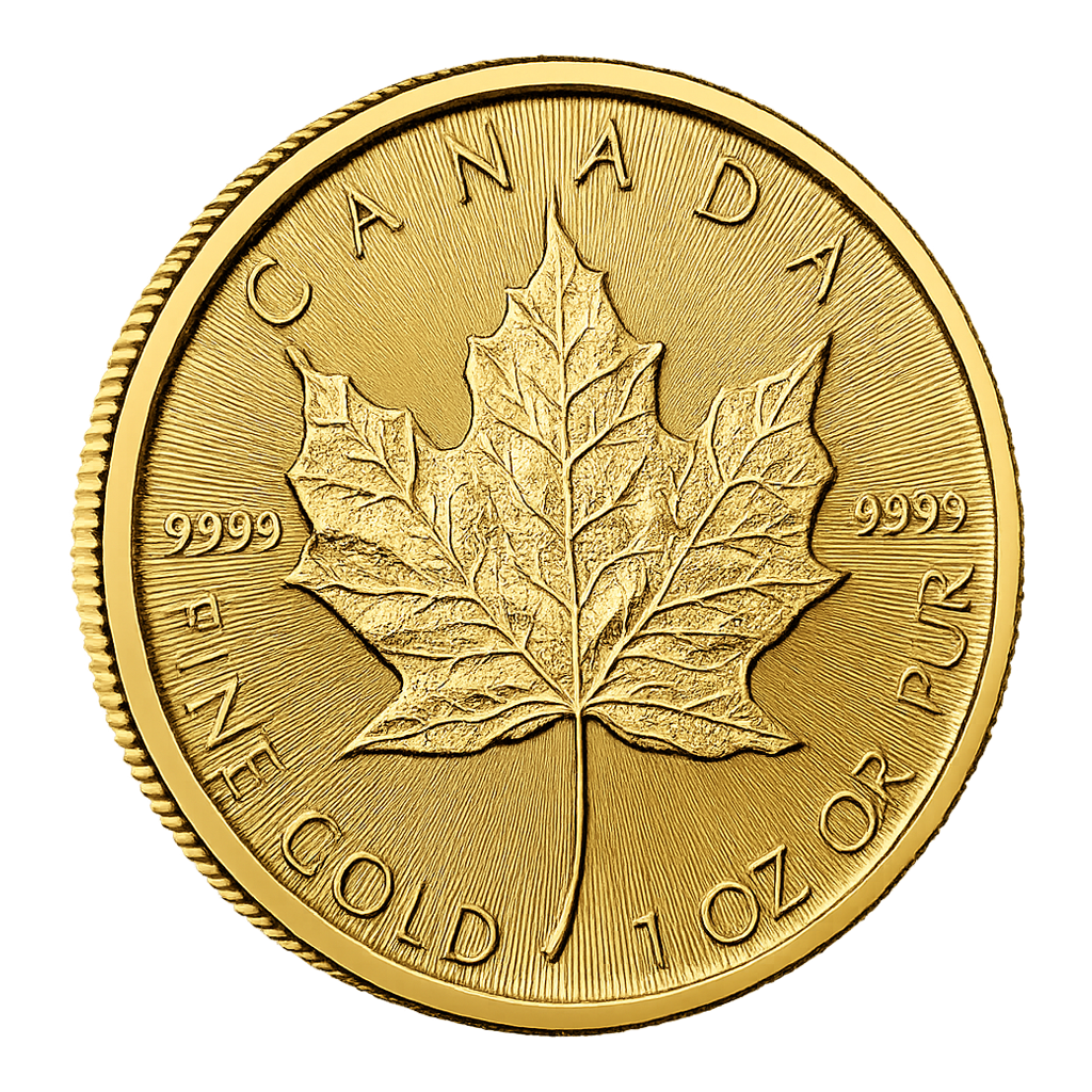 1 oz Canadian Gold Maple Leaf $50 Coin (Random Year)